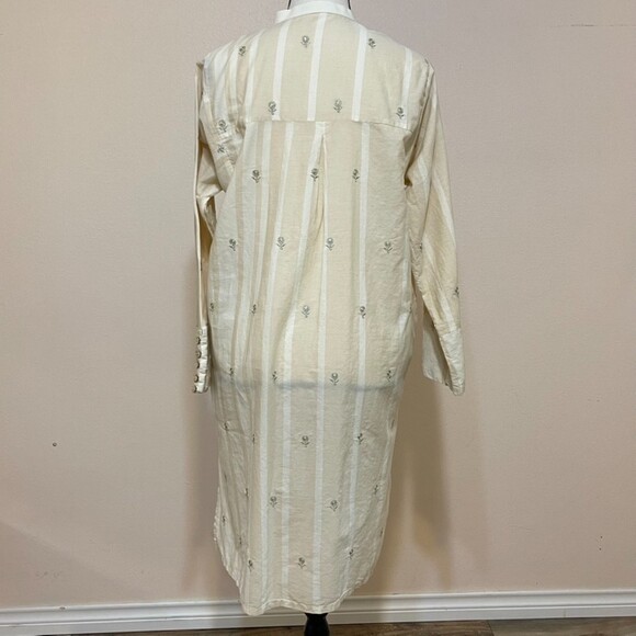 Khaadi Ivory with gold embroidery A line kurta for women Size 14 / Size Large - Picture 5 of 16